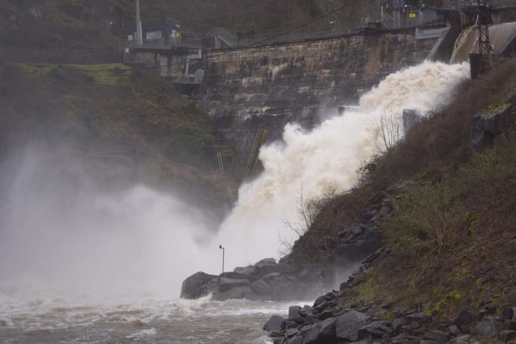 barrage du Saillant, Corrèze.